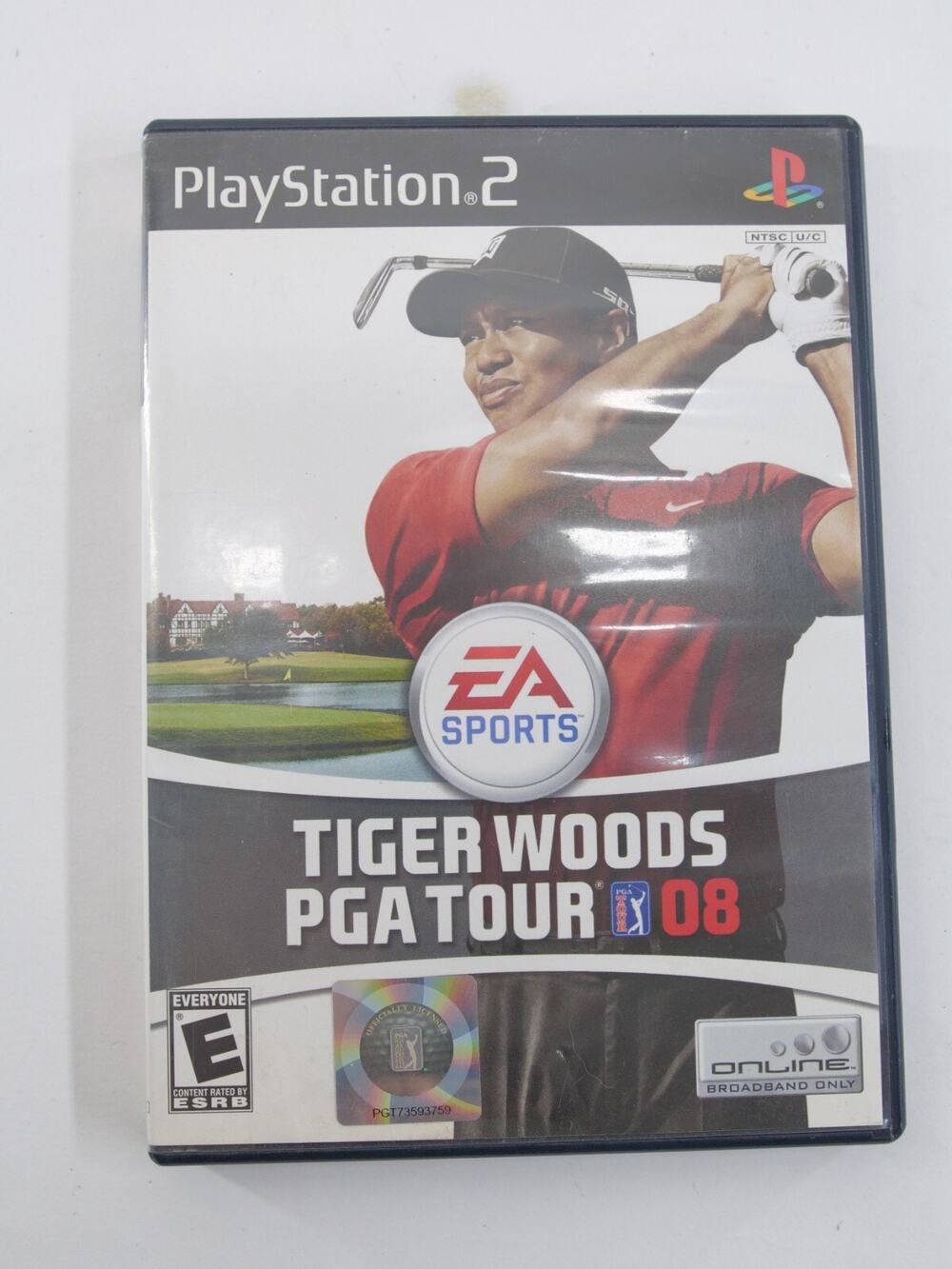 EA Sports Tiger Woods PGA Tour 2008 Golf Game For Sony PlayStation 2